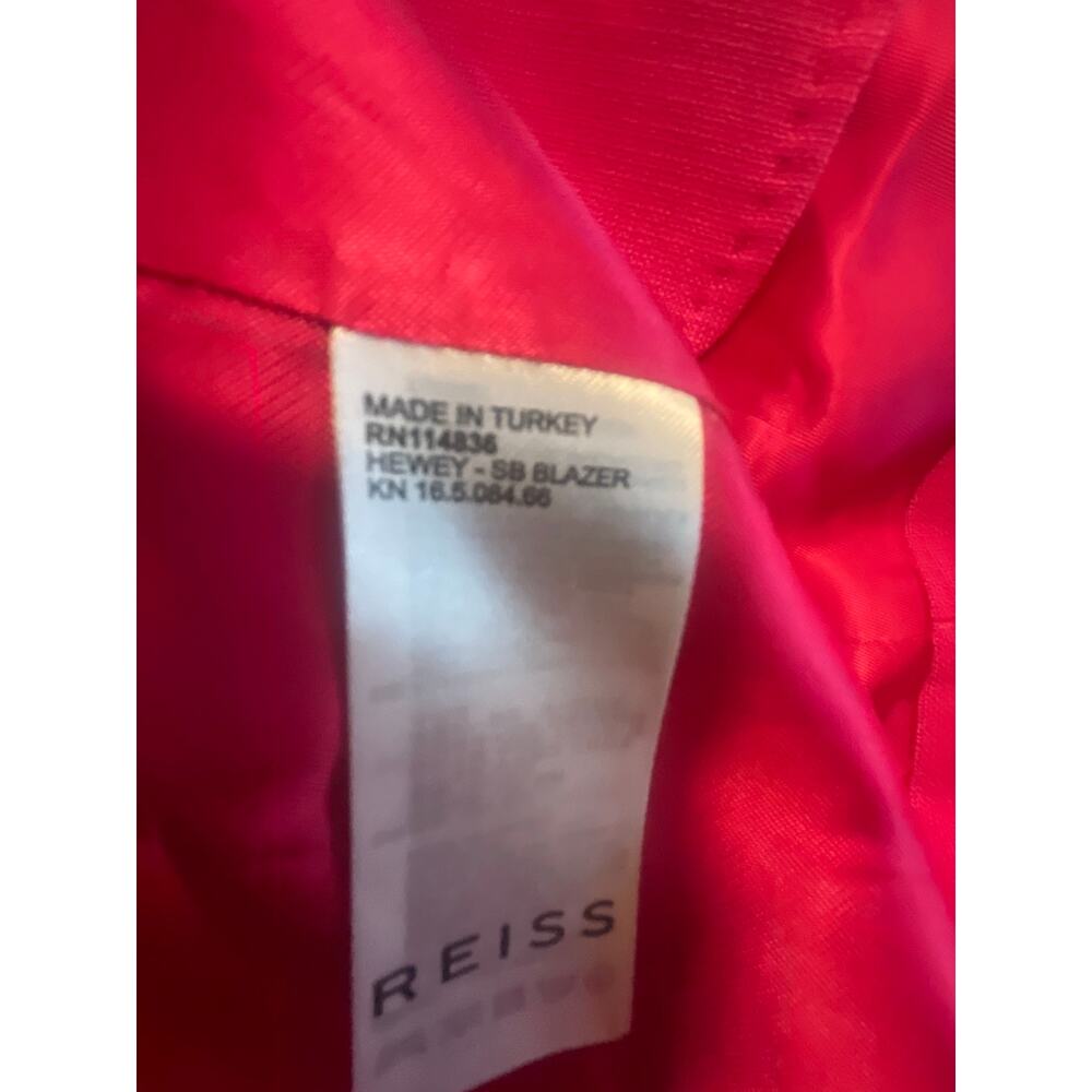 REISS Hewey Single Button Blazer NWT Size 2 - Picture 7 of 16